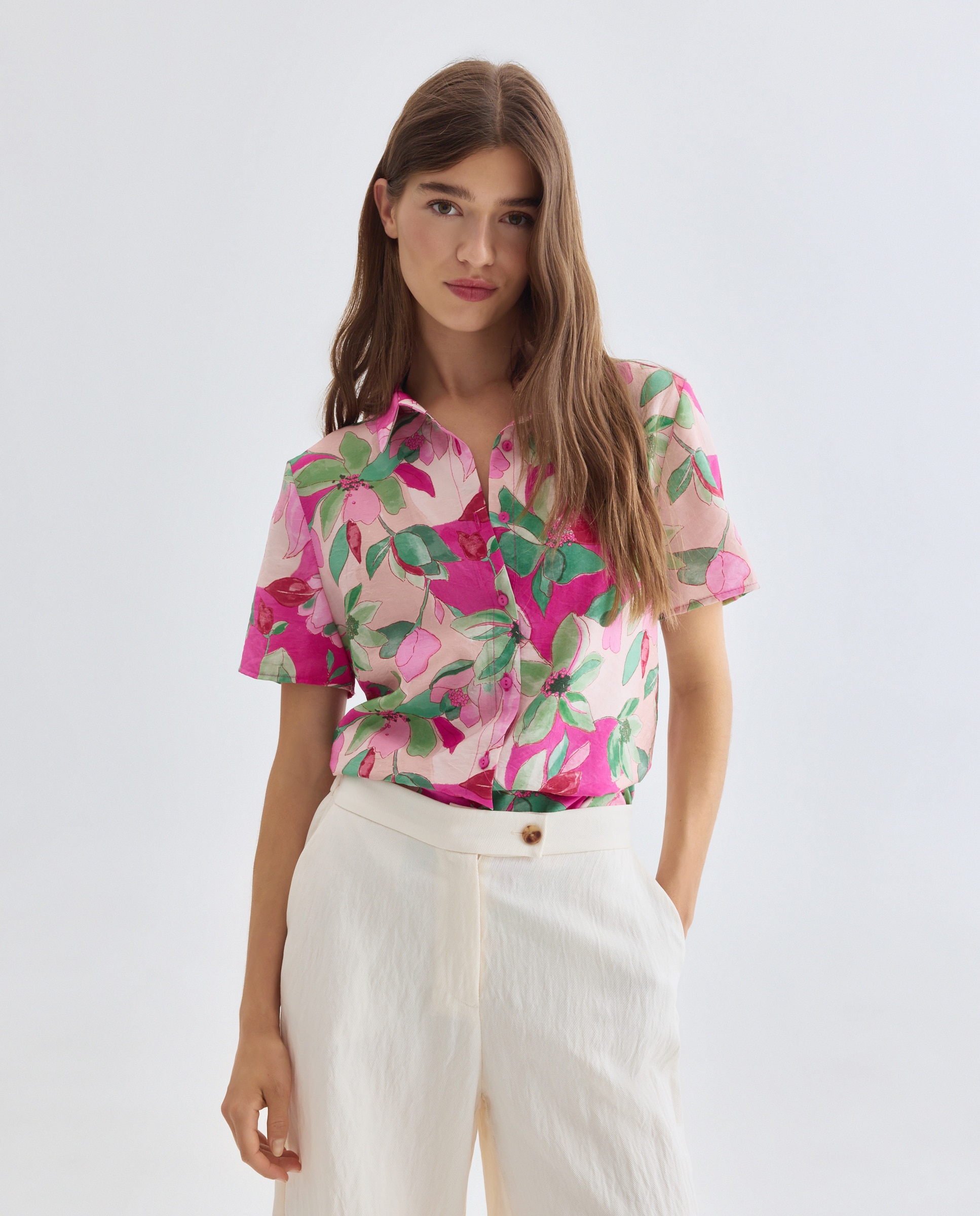Zermatt - Camisa de mujer estampado.