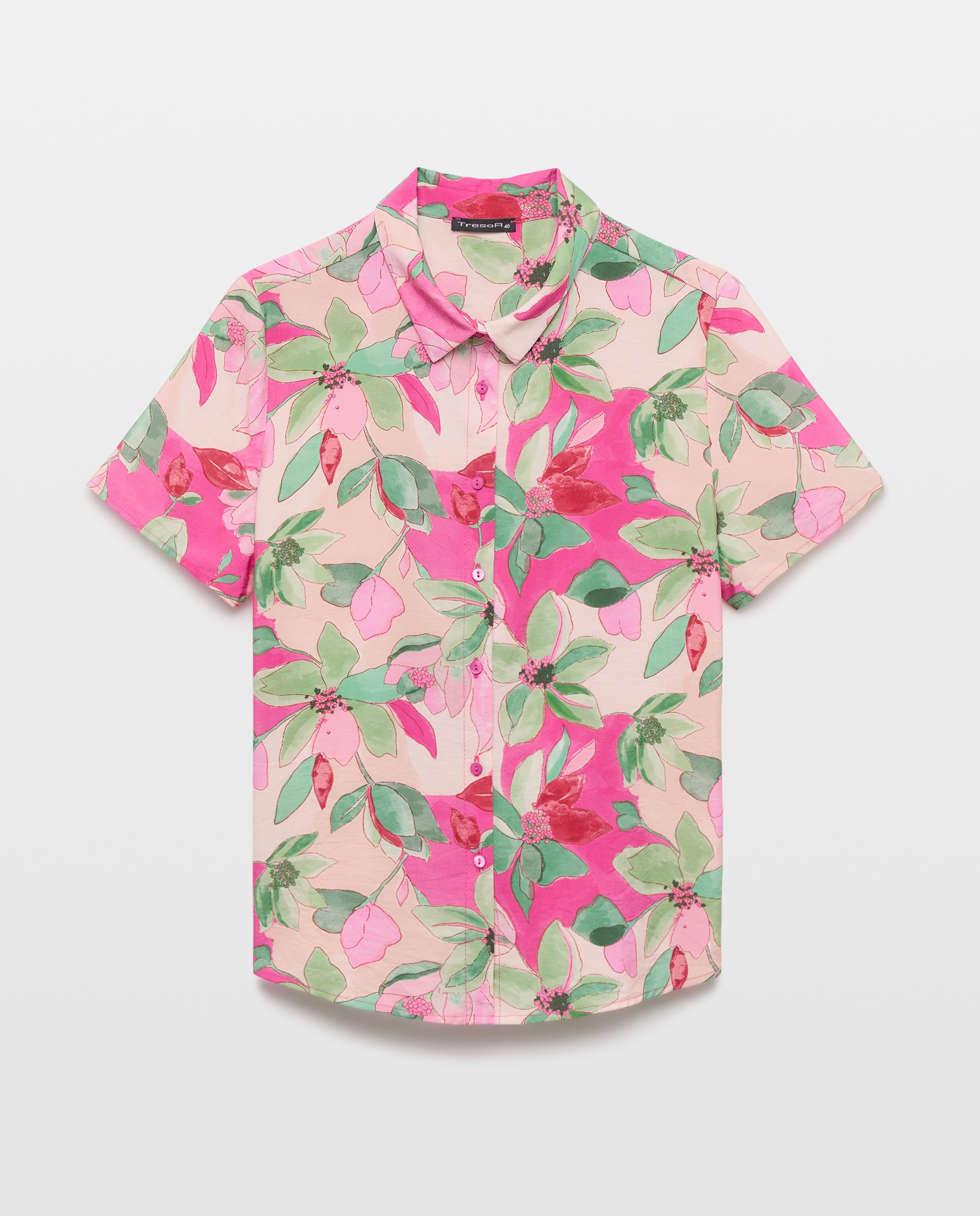 Camisa estampada Rosa-4