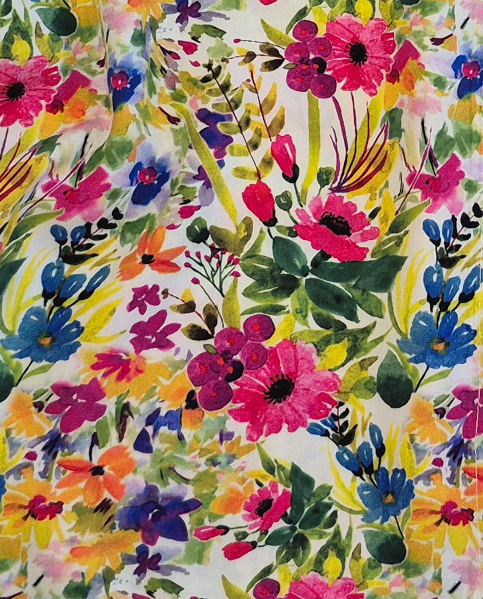 Camisa estampada com manga curta Multicolor-3