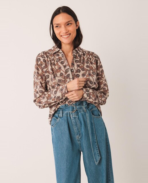 Imagem 0 de Camisa estampada com manga comprida