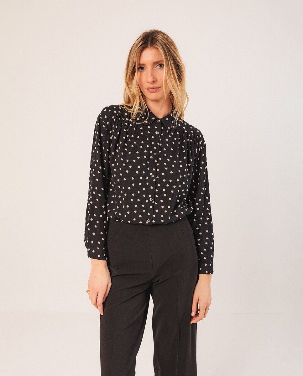 Cuello Camisero Camisas Mujer Manga Larga Corte Ingles Camisa De