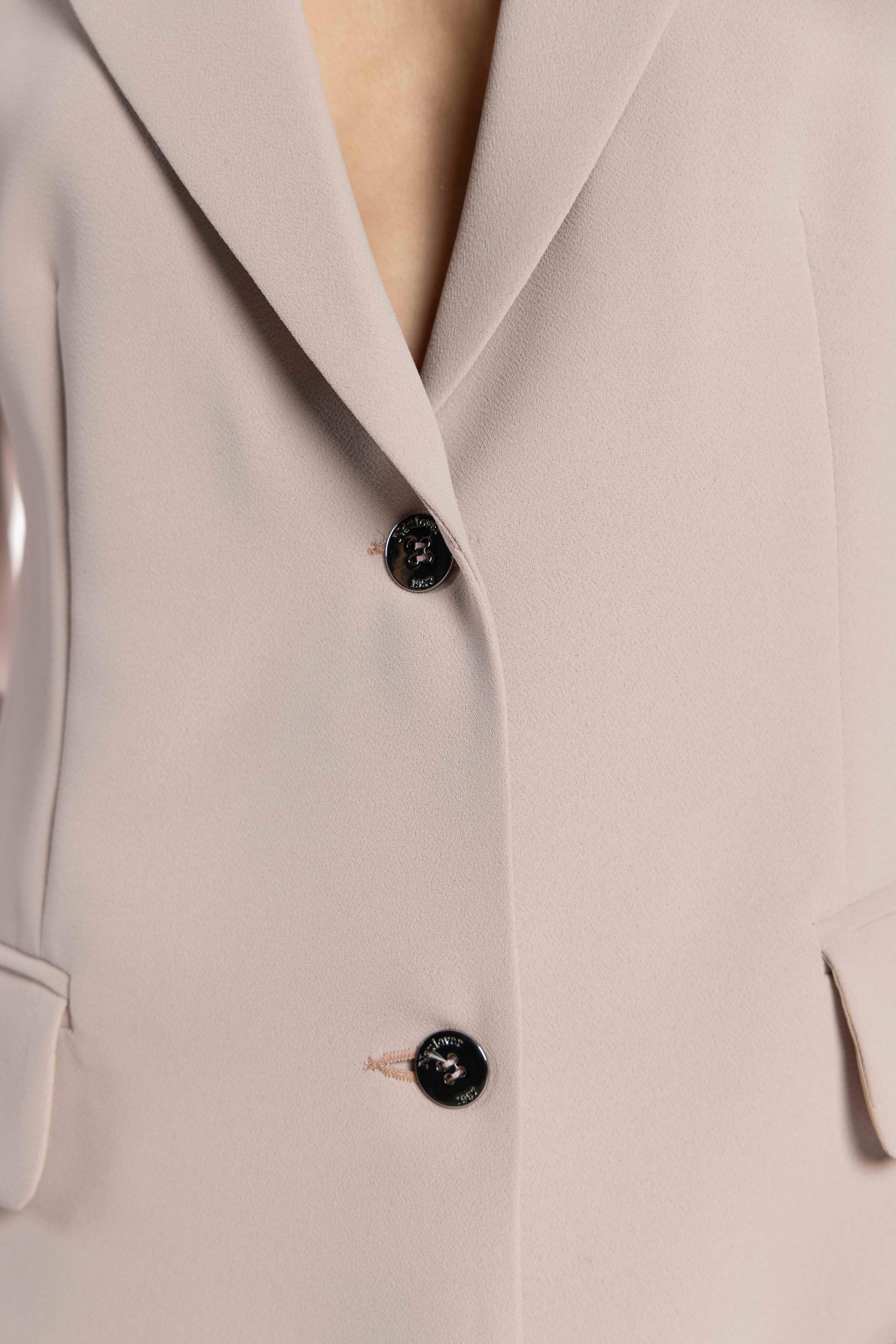 Blazer Liso Rosa-3