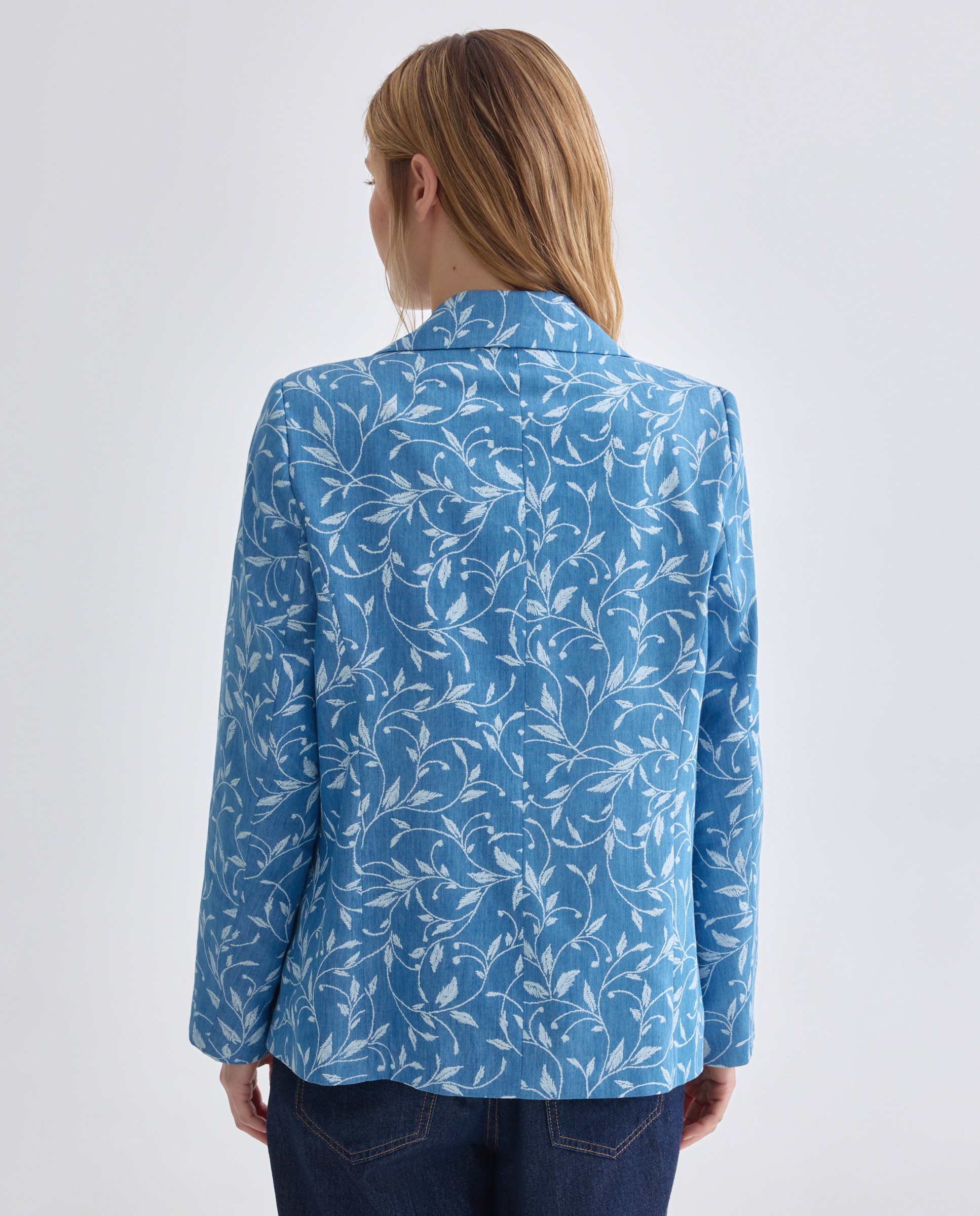 Casaco estampado Azul-3
