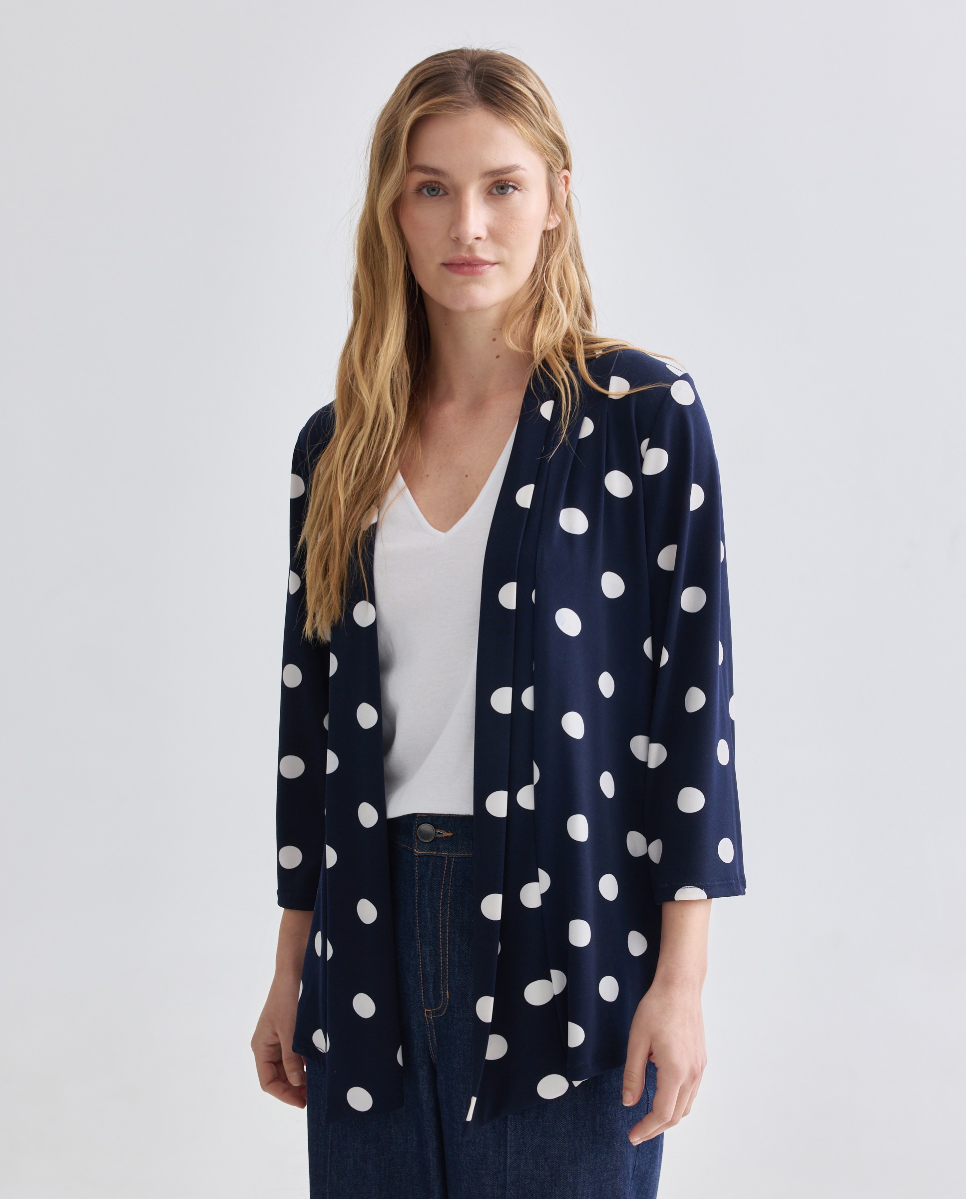 Imagem 0 de Casaco Estampado com Manga 3/4