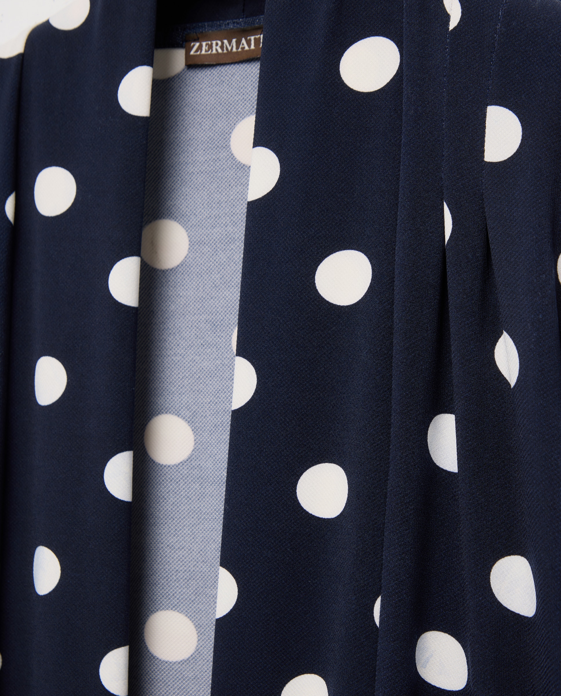 Casaco Estampado com Manga 3/4 Azul-marinho-5