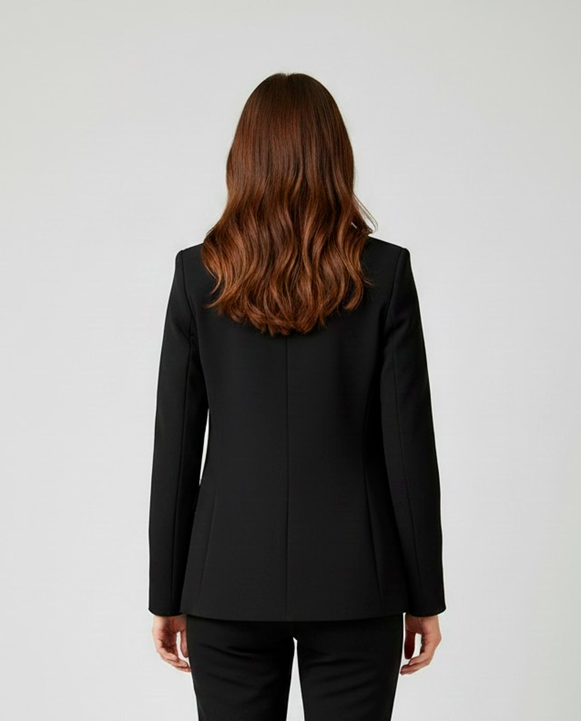 Imagen 2 de Chaqueta de mujer lisa manga larga - Zermatt - Negro Negro