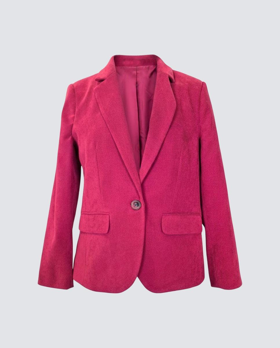 Chaqueta de mujer lisa - Zermatt - Rojo Rojo-3
