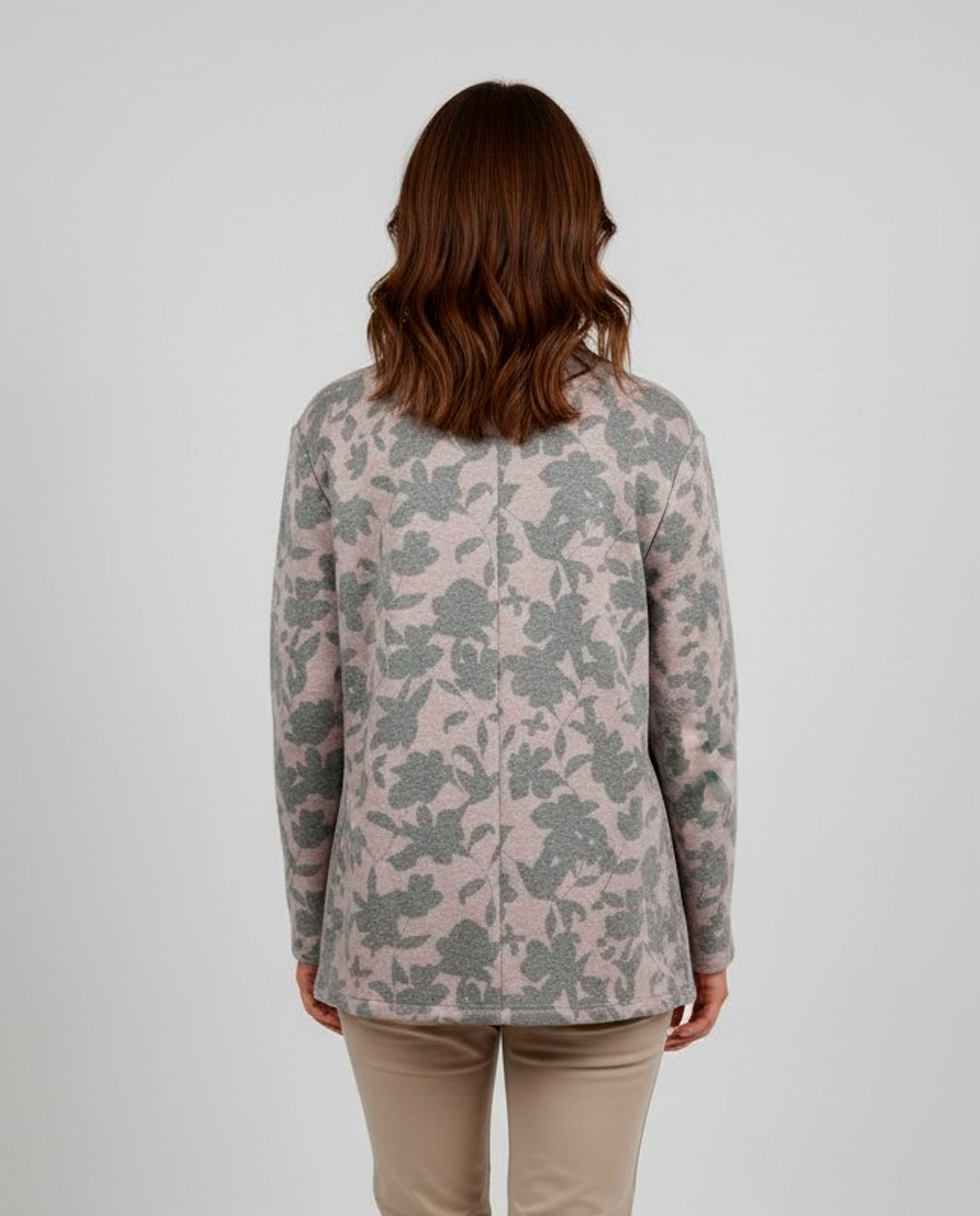 Chaqueta de mujer estampada, manga larga - Zermatt - Verde Verde-2
