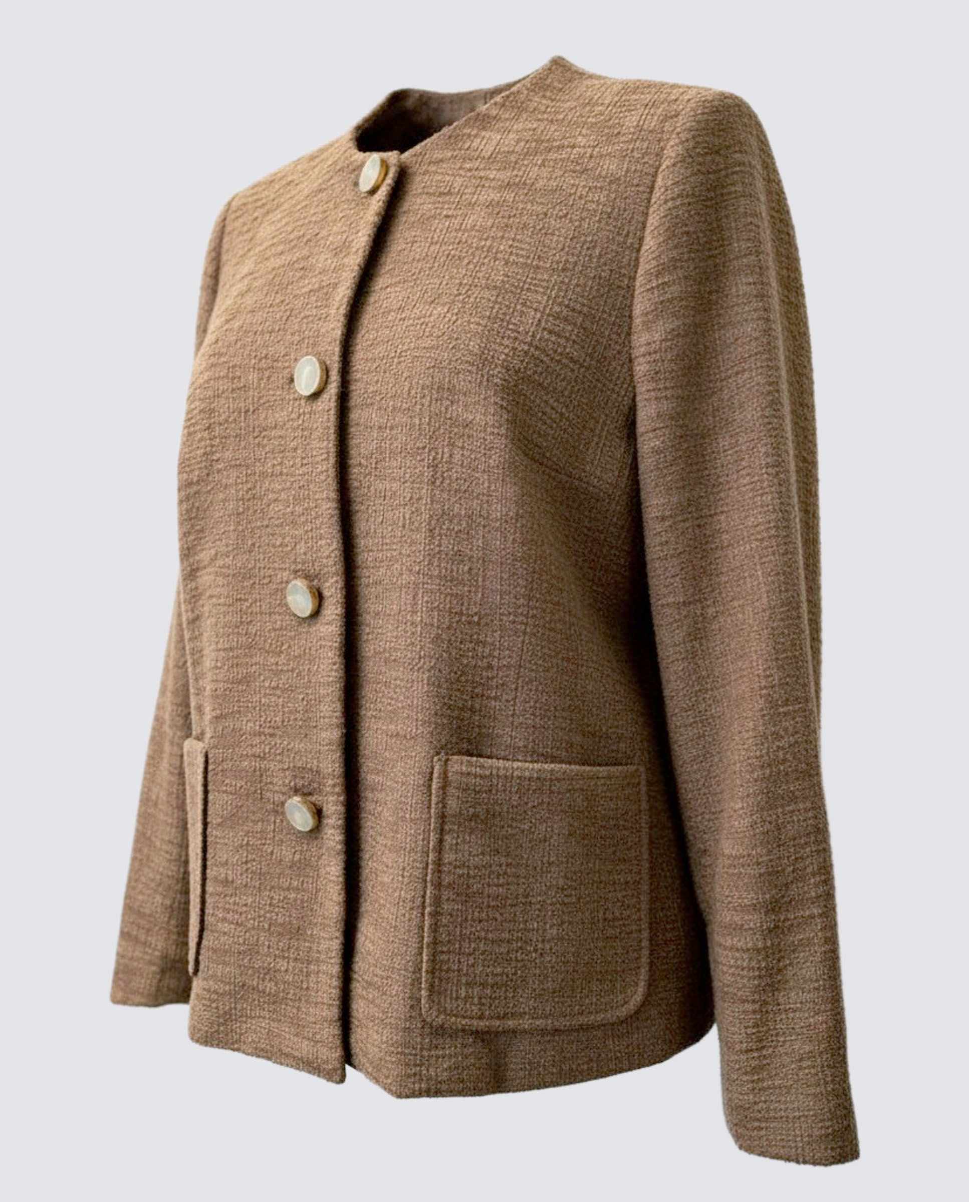 Chaqueta de mujer lisa manga larga - Zermatt - Camel Camel-4