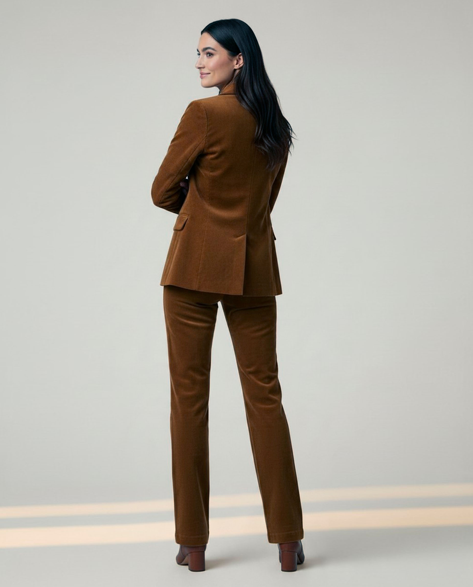 Imagen 2 de Chaqueta de mujer lisa - Zermatt - Marrón Marrón