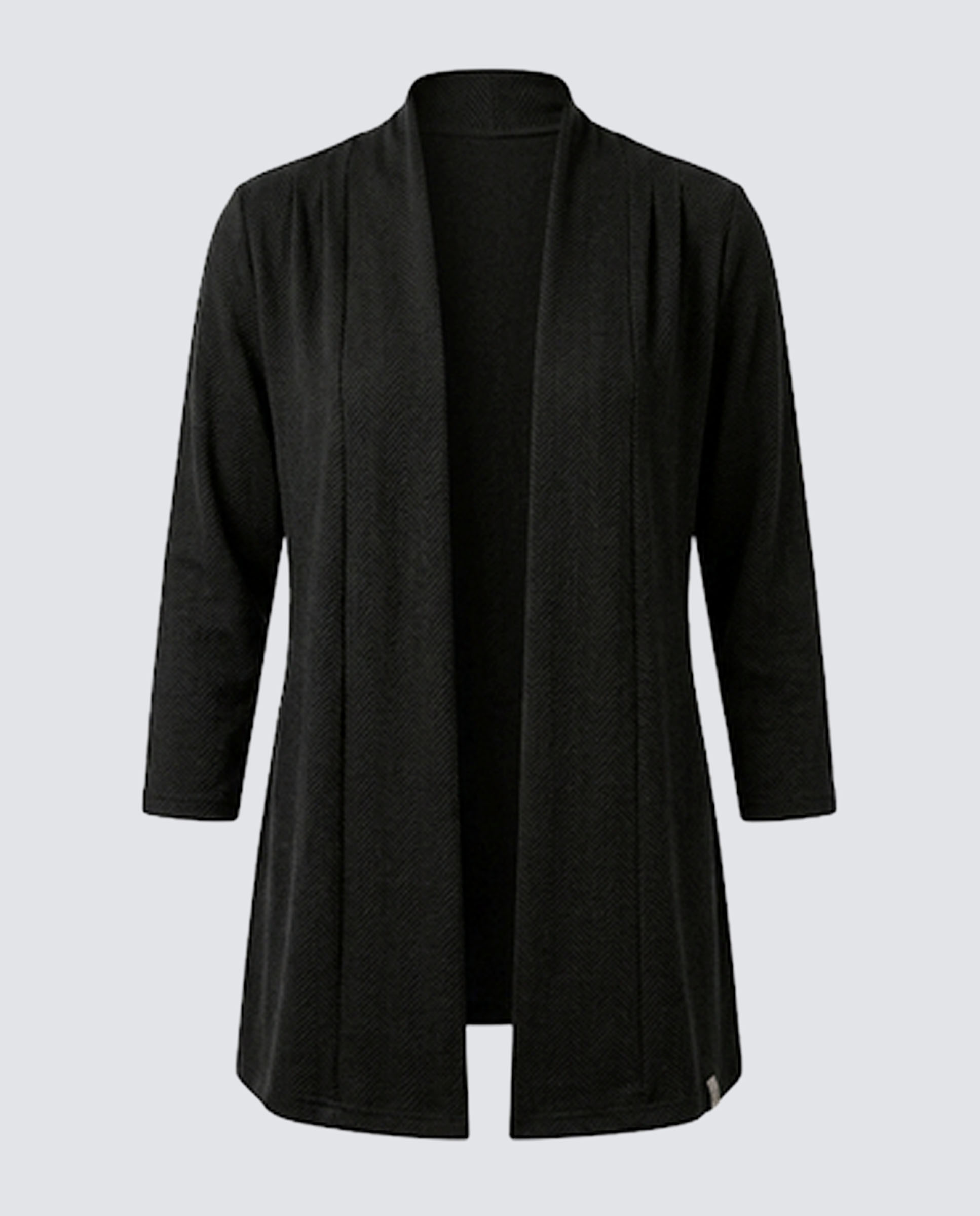 Chaqueta de mujer lisa manga larga - Zermatt - Negro Negro-3