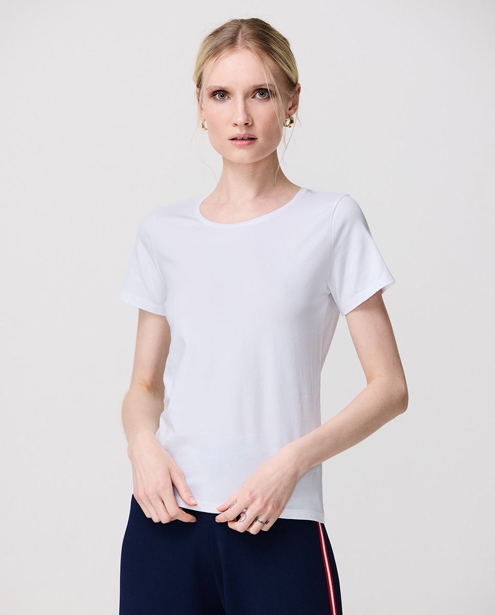Escorpion - Camiseta de mujer básica cuello redondo manga corta.