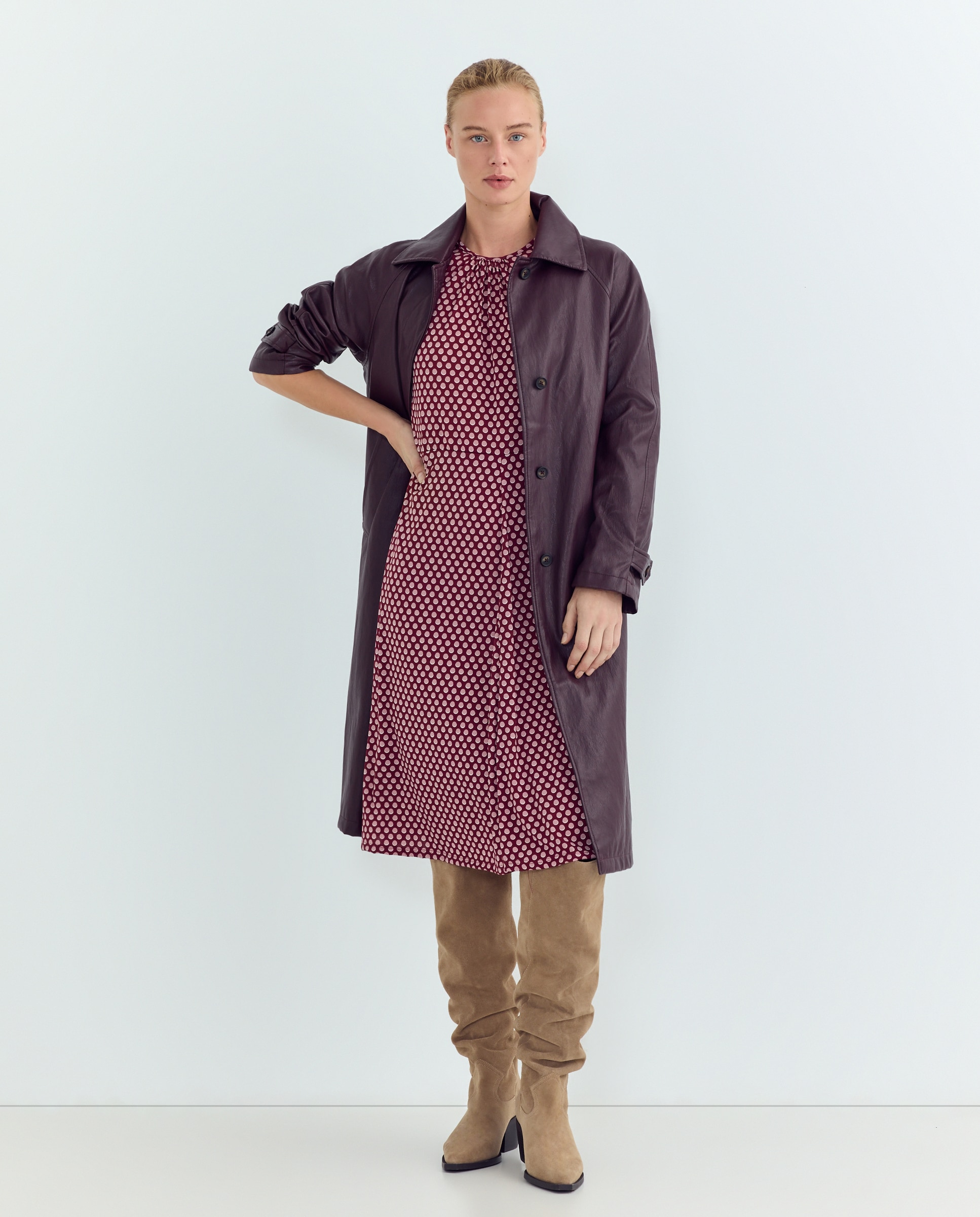 Imagem 0 de Vestido Estampado de Manga Curta