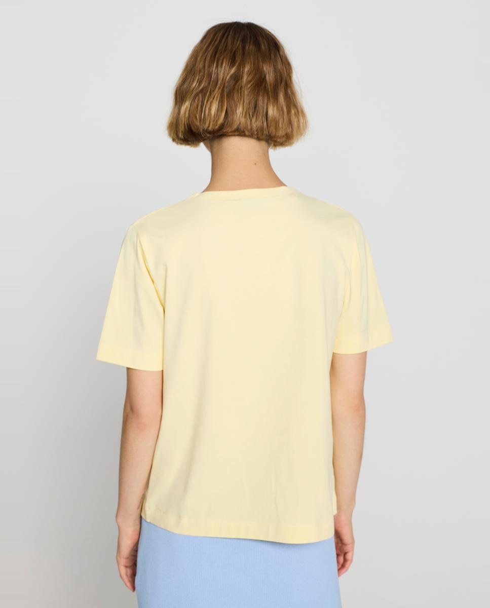 Camiseta de mujer manga corta - Escorpion - Azul claro Amarillo-2