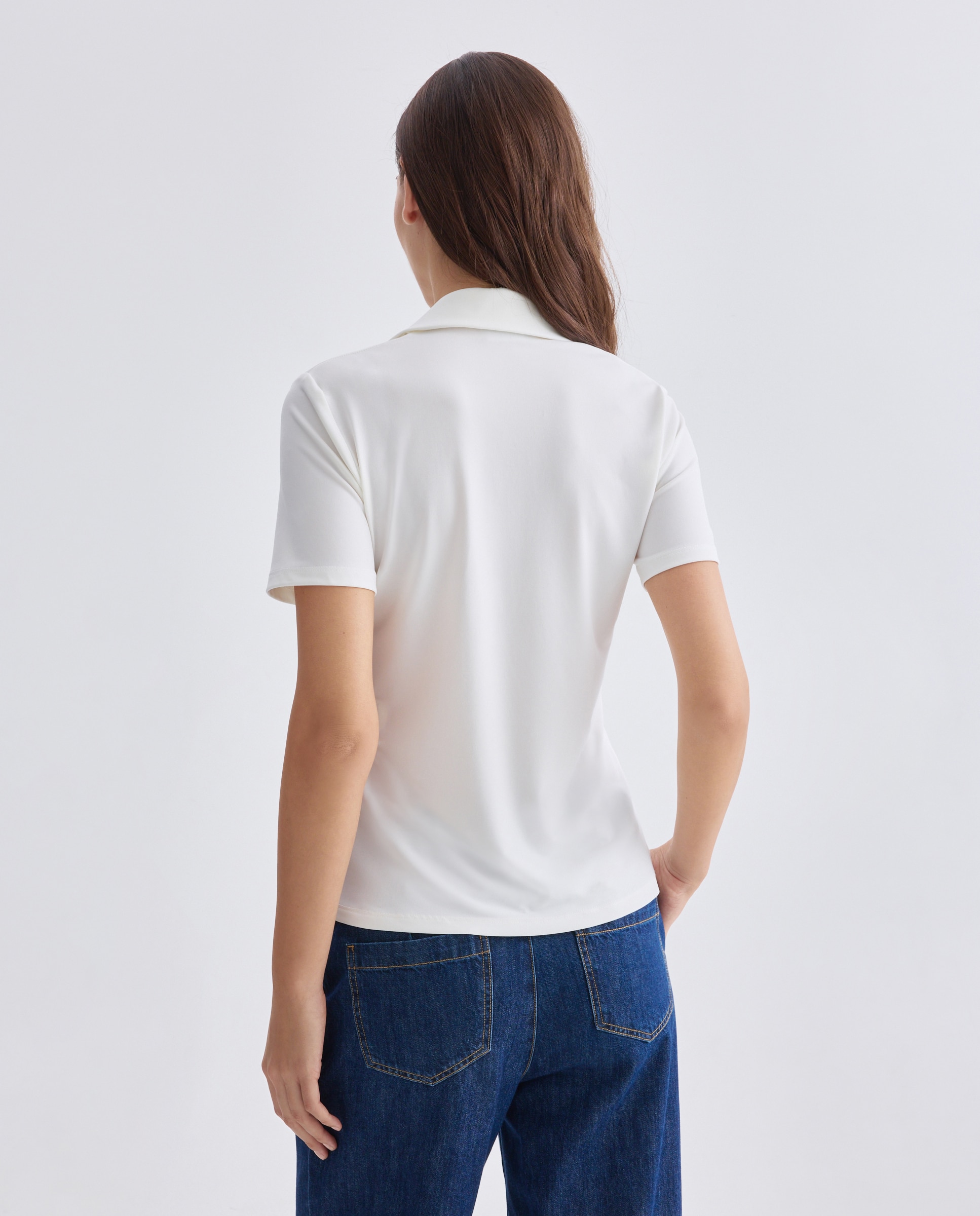 T-shirt Lisa de Manga 3/4 Cru-3