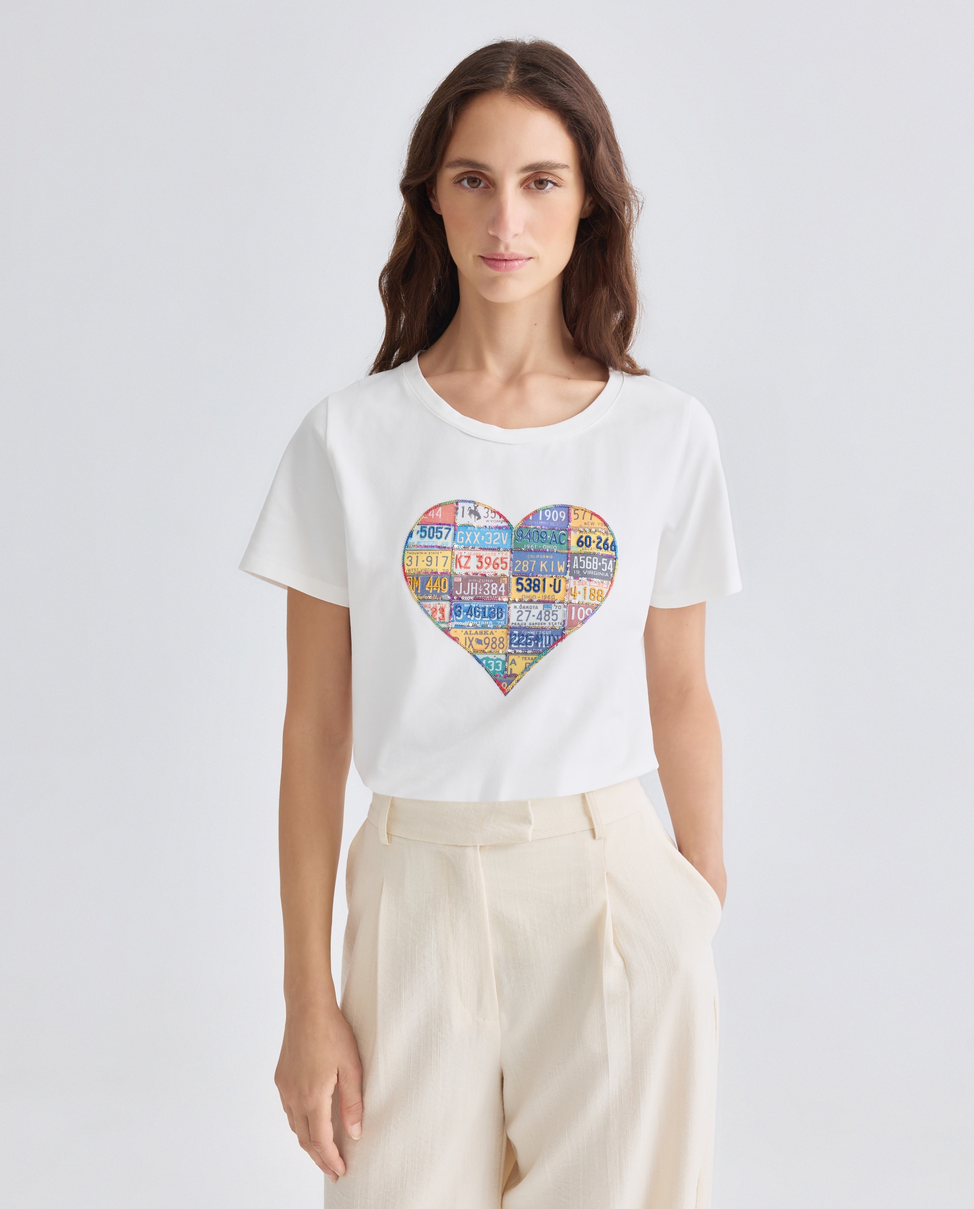 Imagem 0 de T-shirt de mulher com manga curta