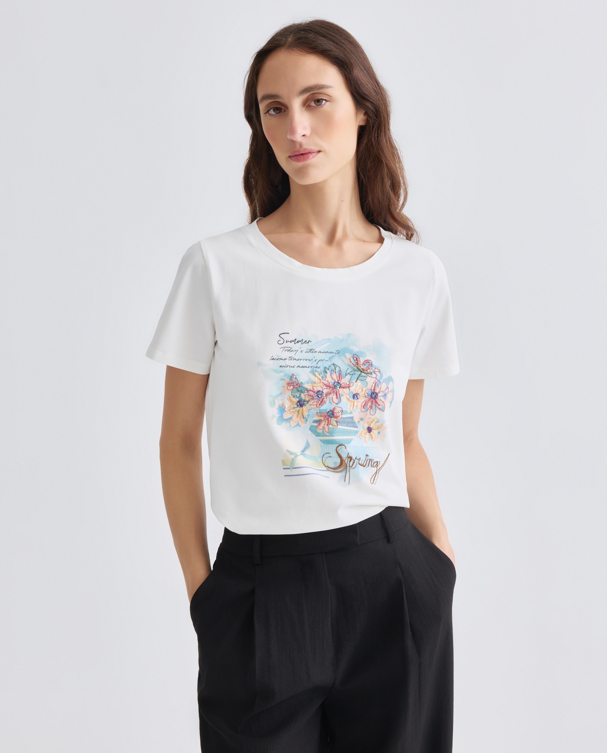 Imagem 0 de T-shirt de mulher com manga curta