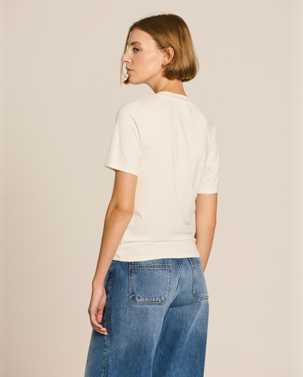 Camiseta de mujer punto viscosa - Escorpion - Crudo Crudo-2
