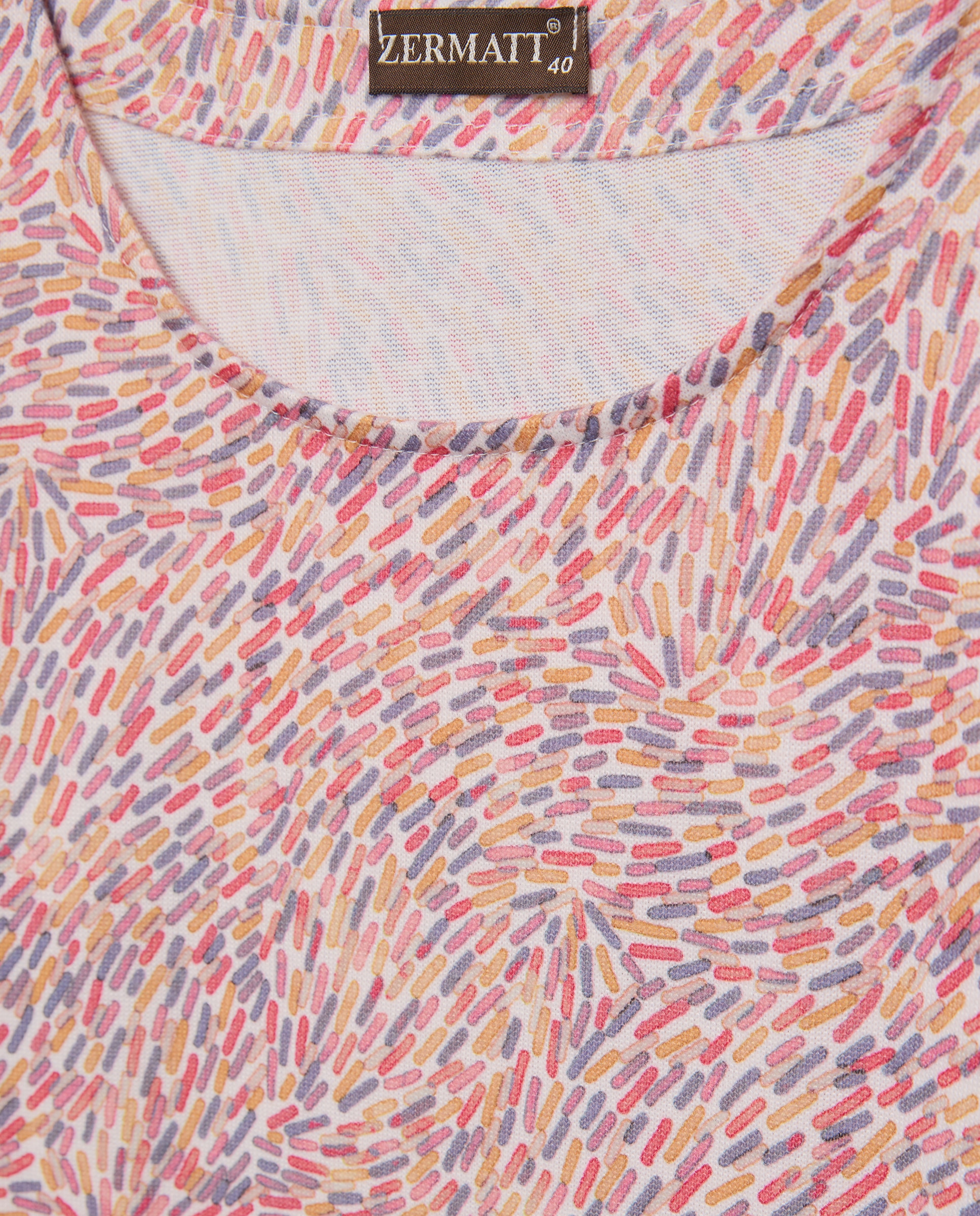 Camisola Estampada com Manga 3/4 Multicolor-5