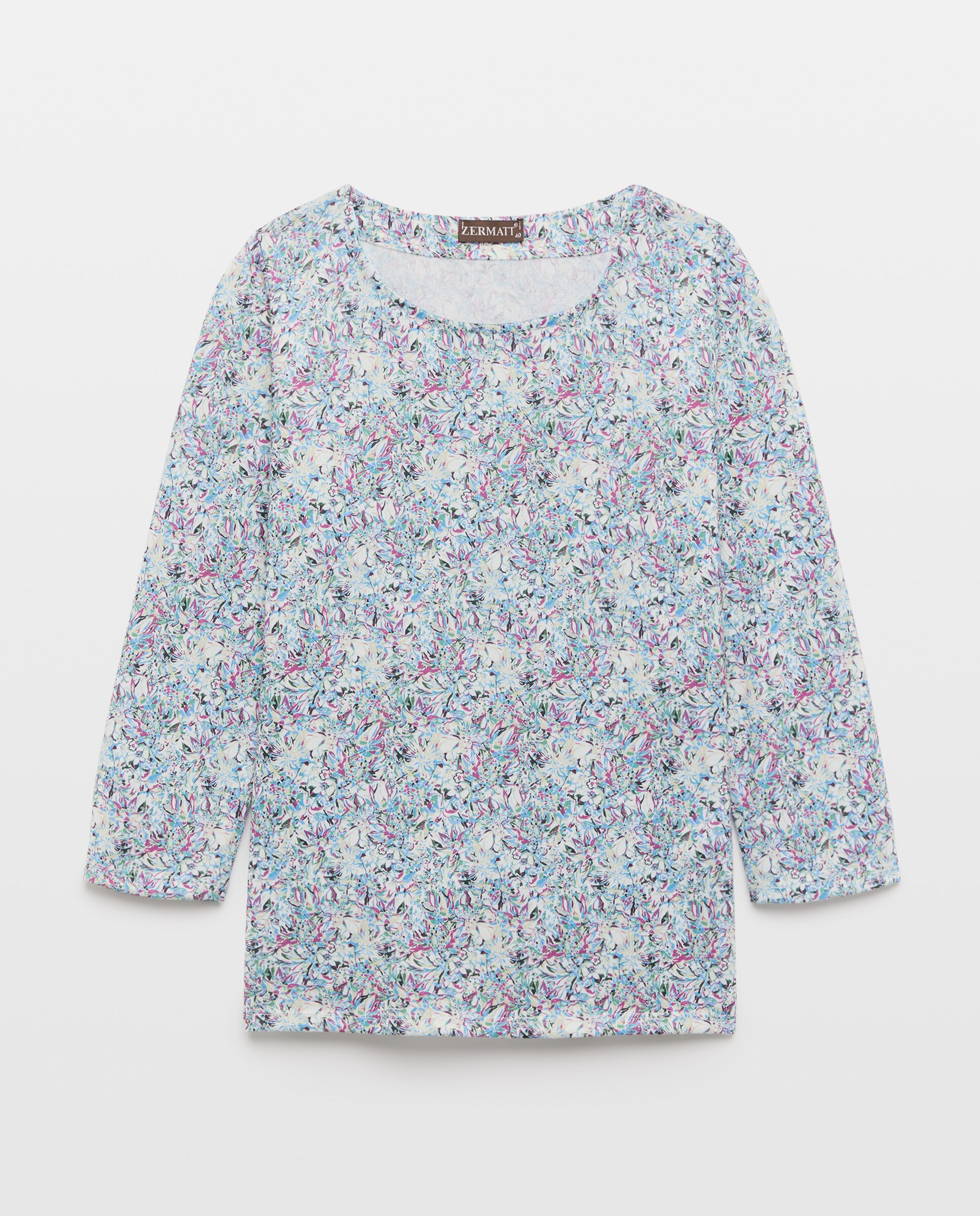 Camiseta de mujer estampada, manga francesa - Zermatt - Multicolor Multicolor-4