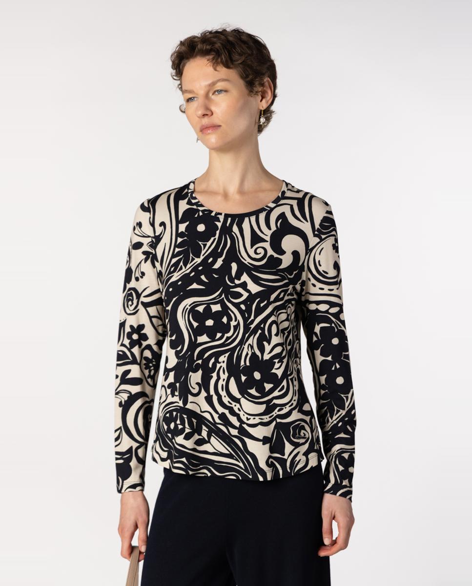 Imagem 0 de T-shirt com Estampado Paisley
