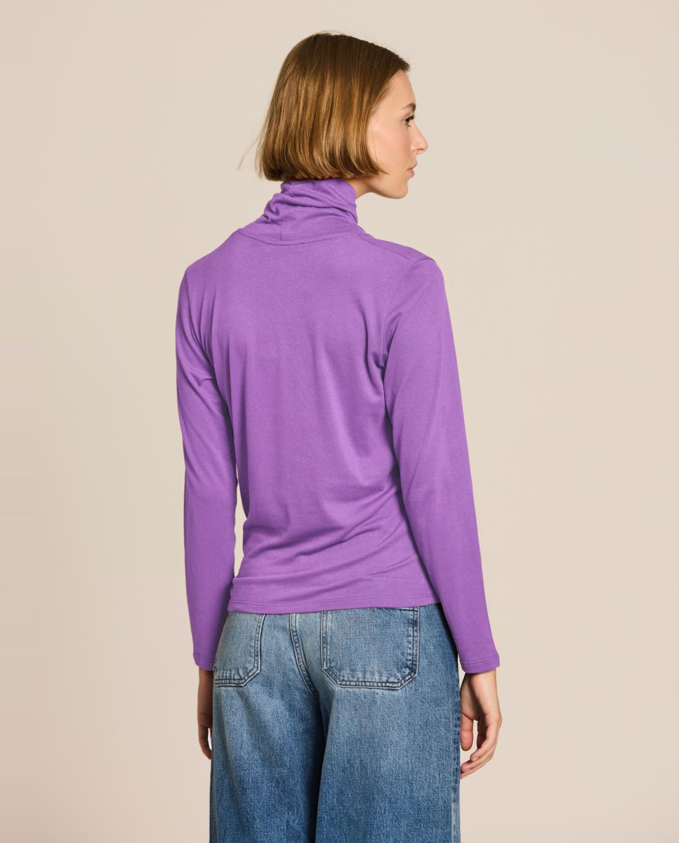 Camiseta de mujer punto lisa - Escorpion - Lila Lila-2