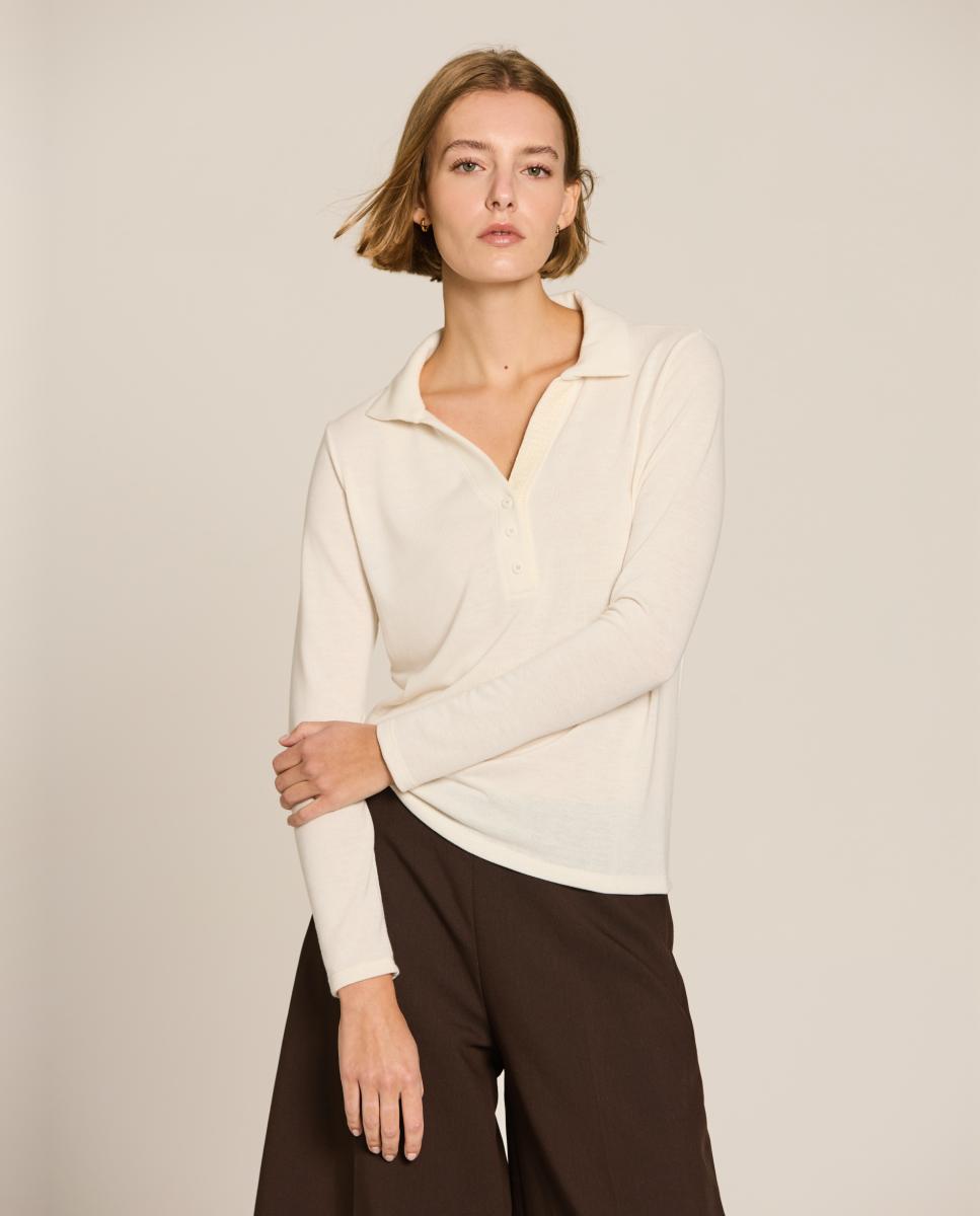 Imagem 0 de Polo com Detalhe de Tweed