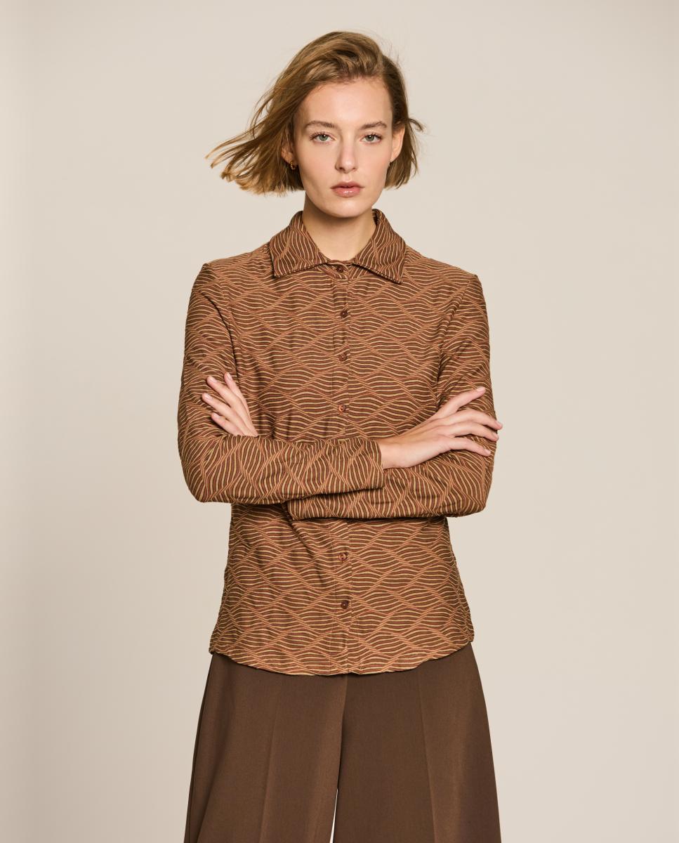 Imagem 0 de Camisa de Malha com Ondas