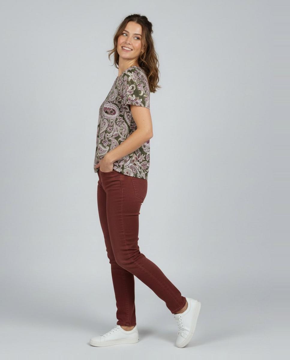 Camisola Estampada de Manga Comprida Multicolor-3