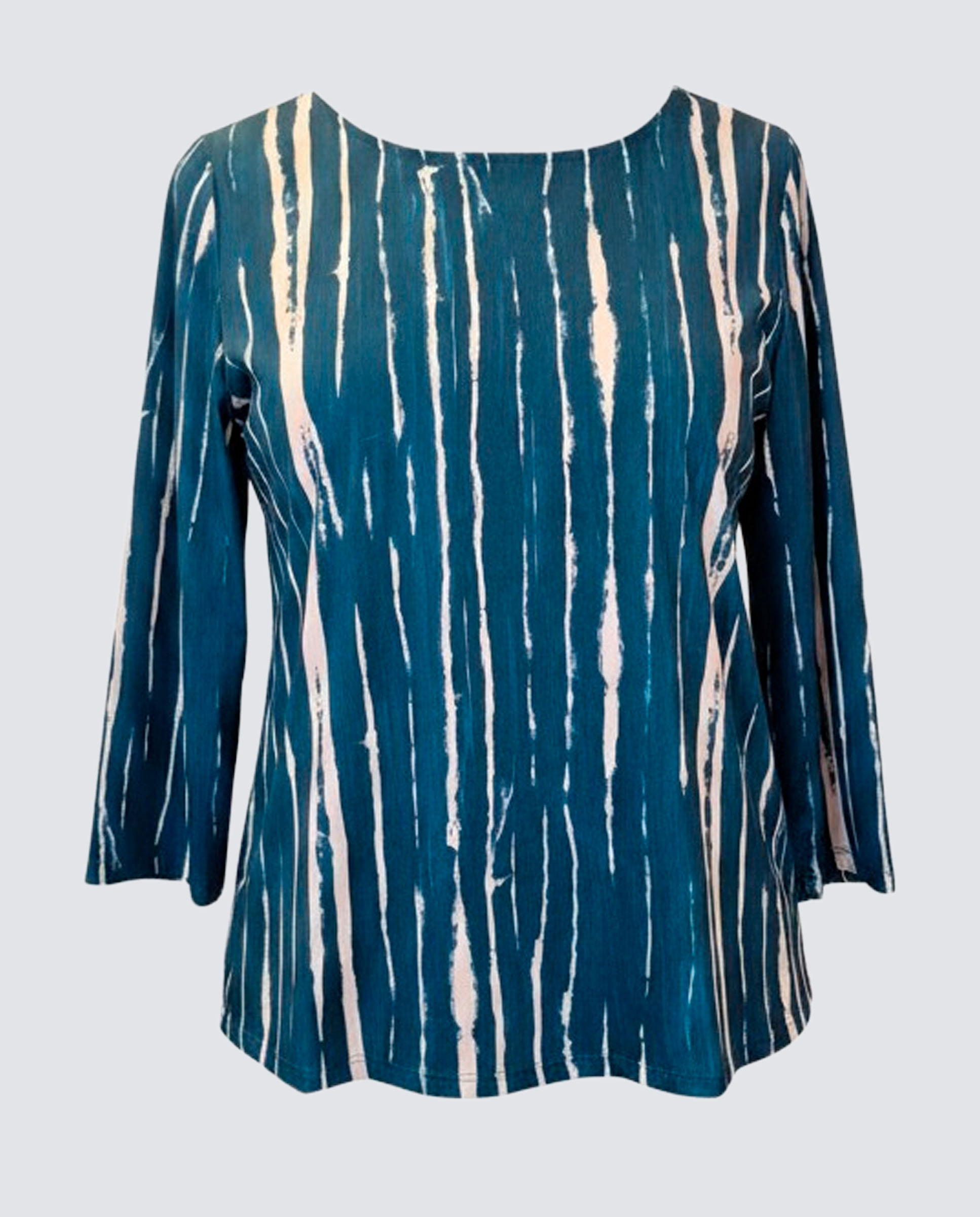 Camiseta estampada con manga larga - Zermatt - Azul Azul-4