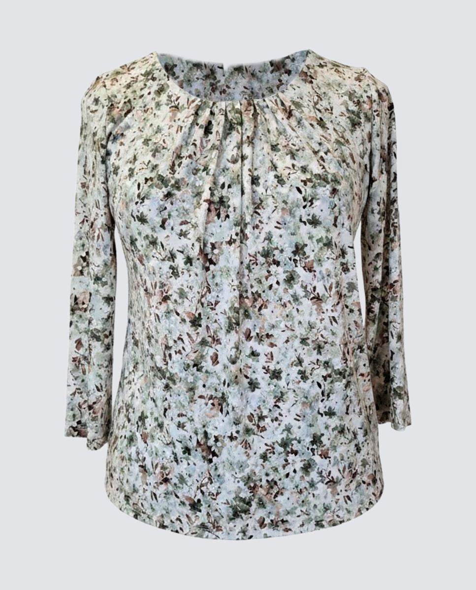 Camiseta de mujer estampada, manga 3/4 - Zermatt - Multicolor Multicolor-4