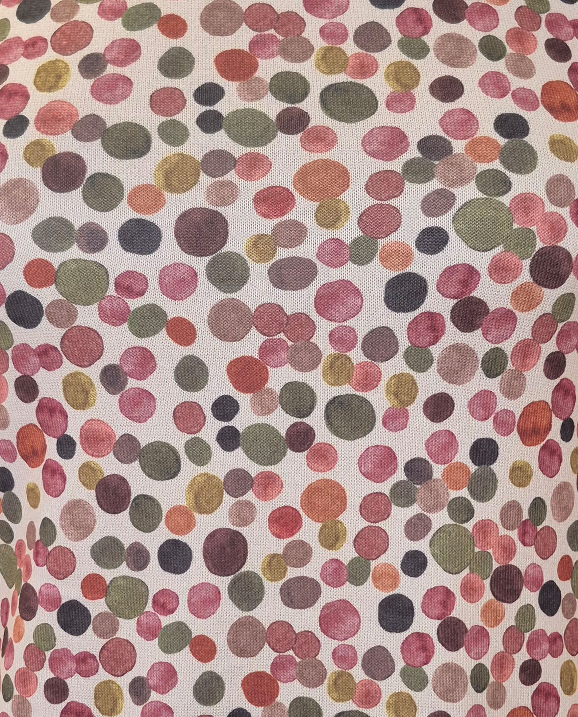 T-shirt Estampada com Manga 3/4 Multicolor-3
