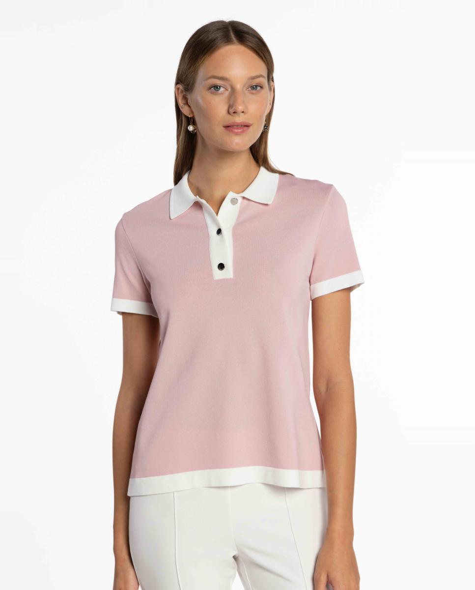 Imagem 0 de Camisola de Malha com Colarinho de Polo.