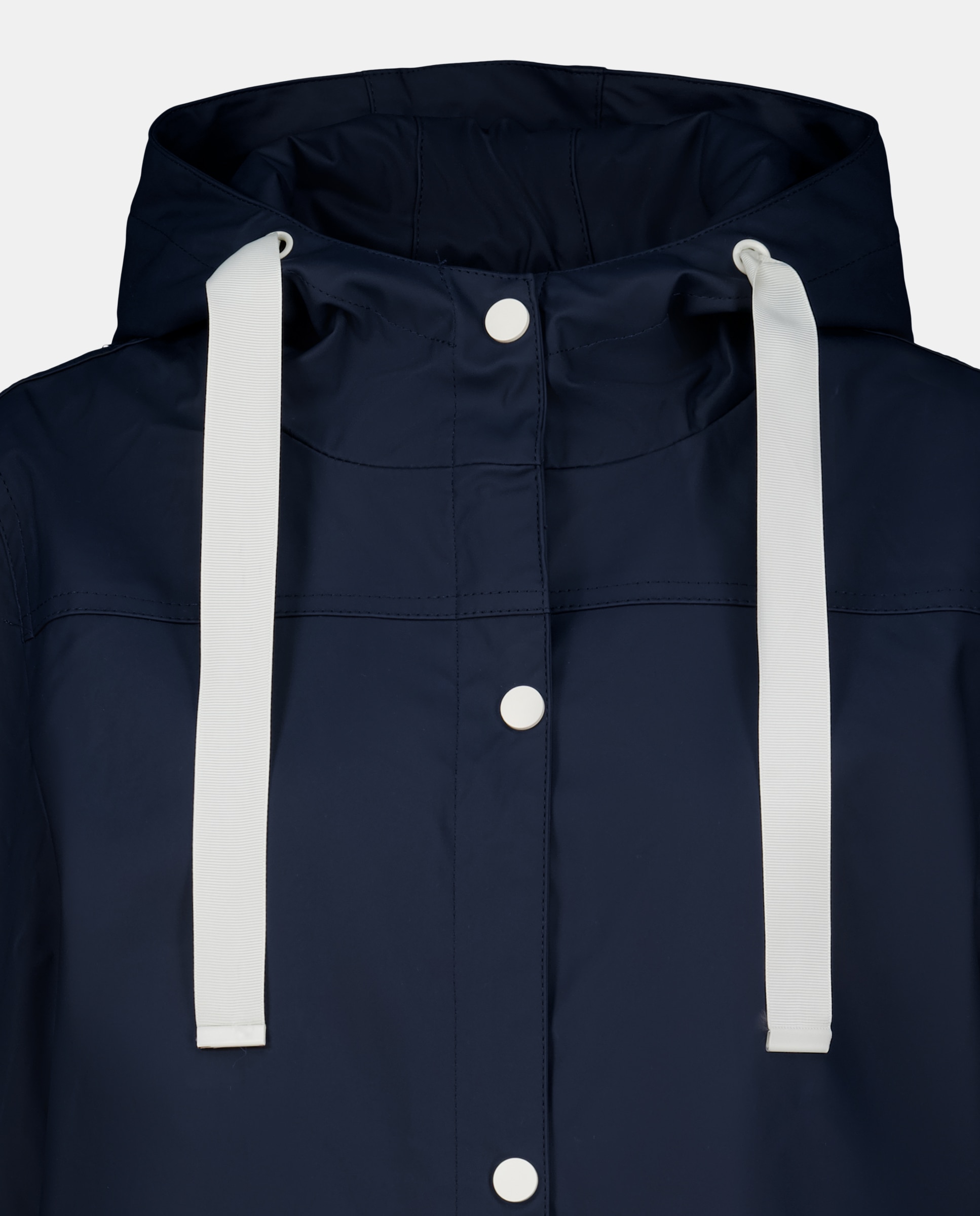 Parka lisa com capuz Azul-marinho-5