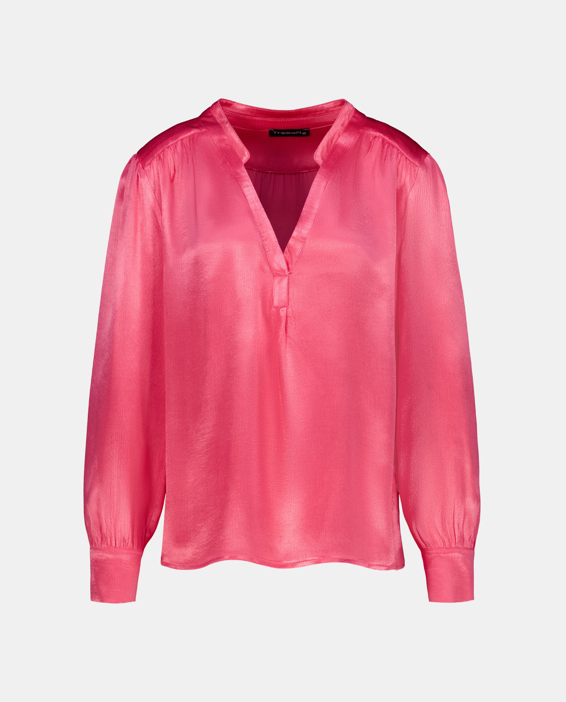 Blusa de Manga Comprida Rosa-4