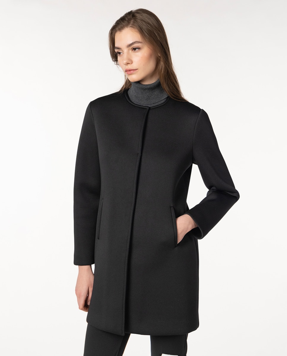 Imagem 0 de Casaco de Neopreno com Fecho Oculto