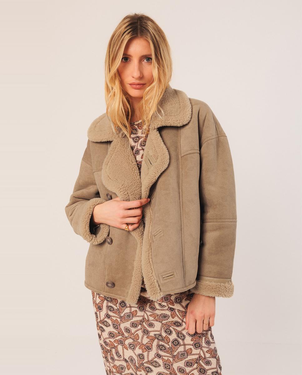 Imagem 0 de Sobretudo curto com manga comprida