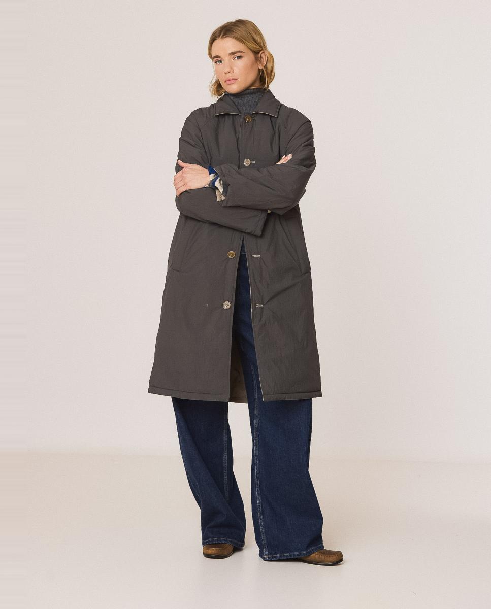 Gabardina de mujer acolchada reversible - Indi & Cold - Topo Topo-2