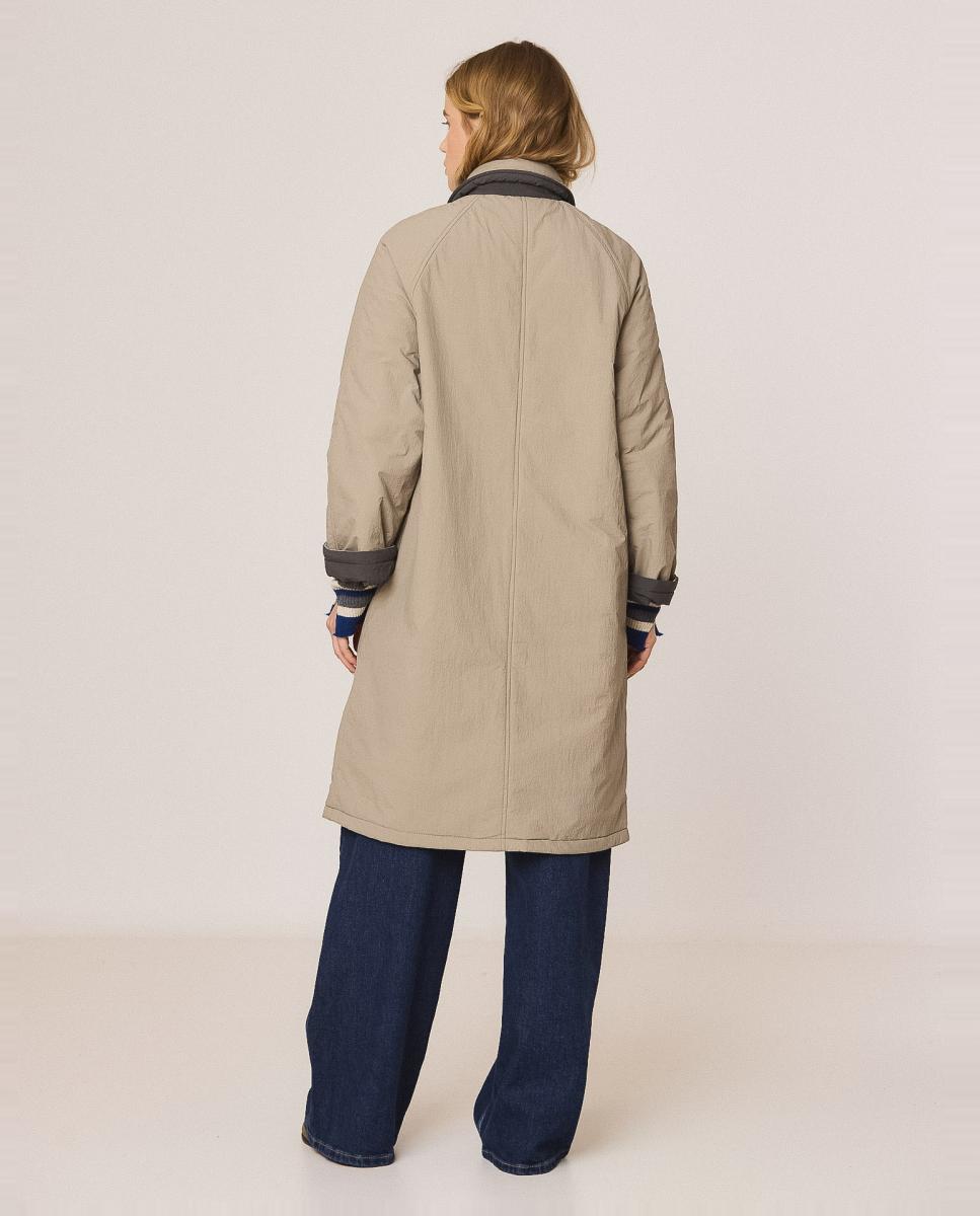 Gabardina de mujer acolchada reversible - Indi & Cold - Topo Topo-3