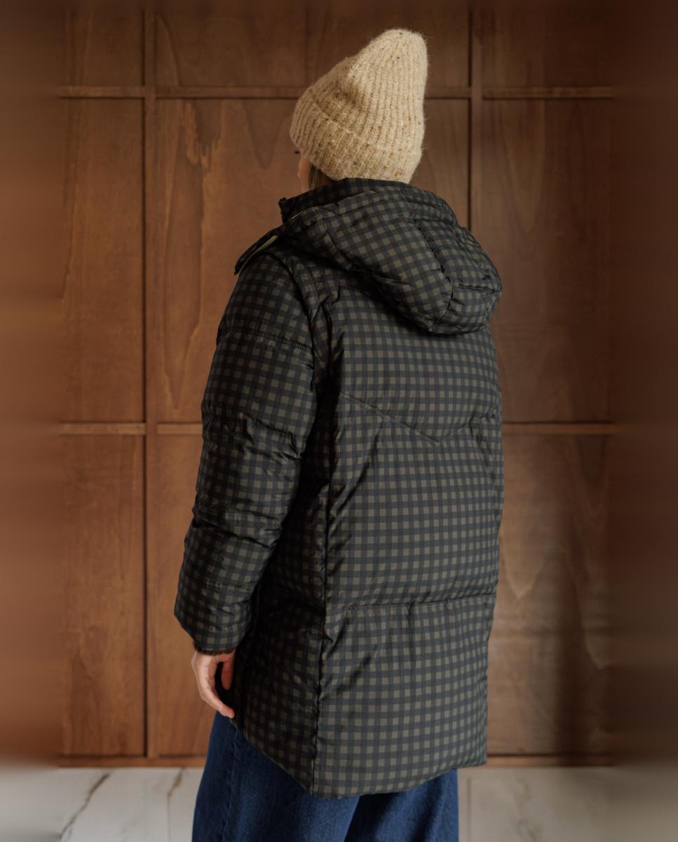 Plumífero de mujer multifunción estampado - Indi & Cold - Verde militar Verde militar-2