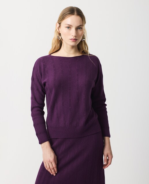 Imagen 0 de Jersey de mujer cuello barca y manga larga