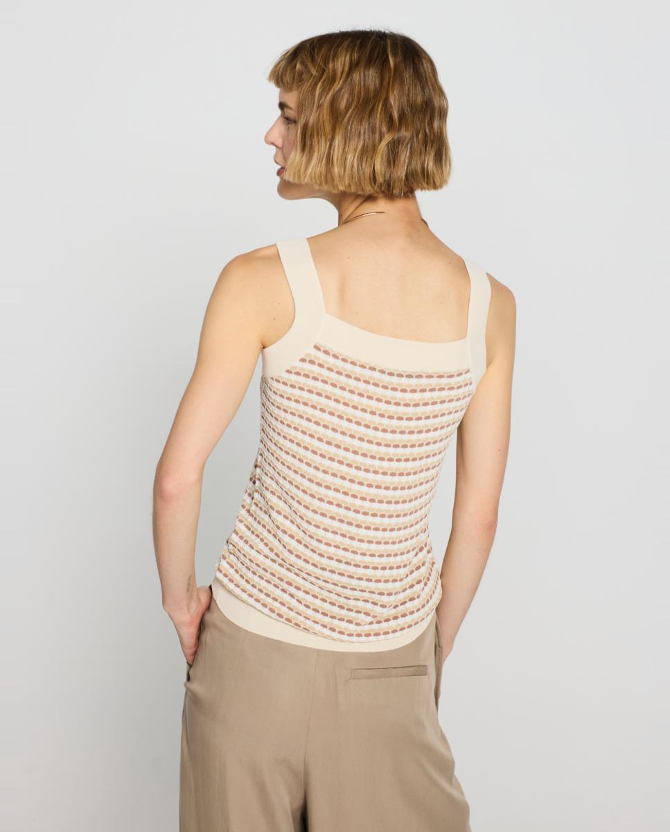 Top de Alças Largas Creme-2