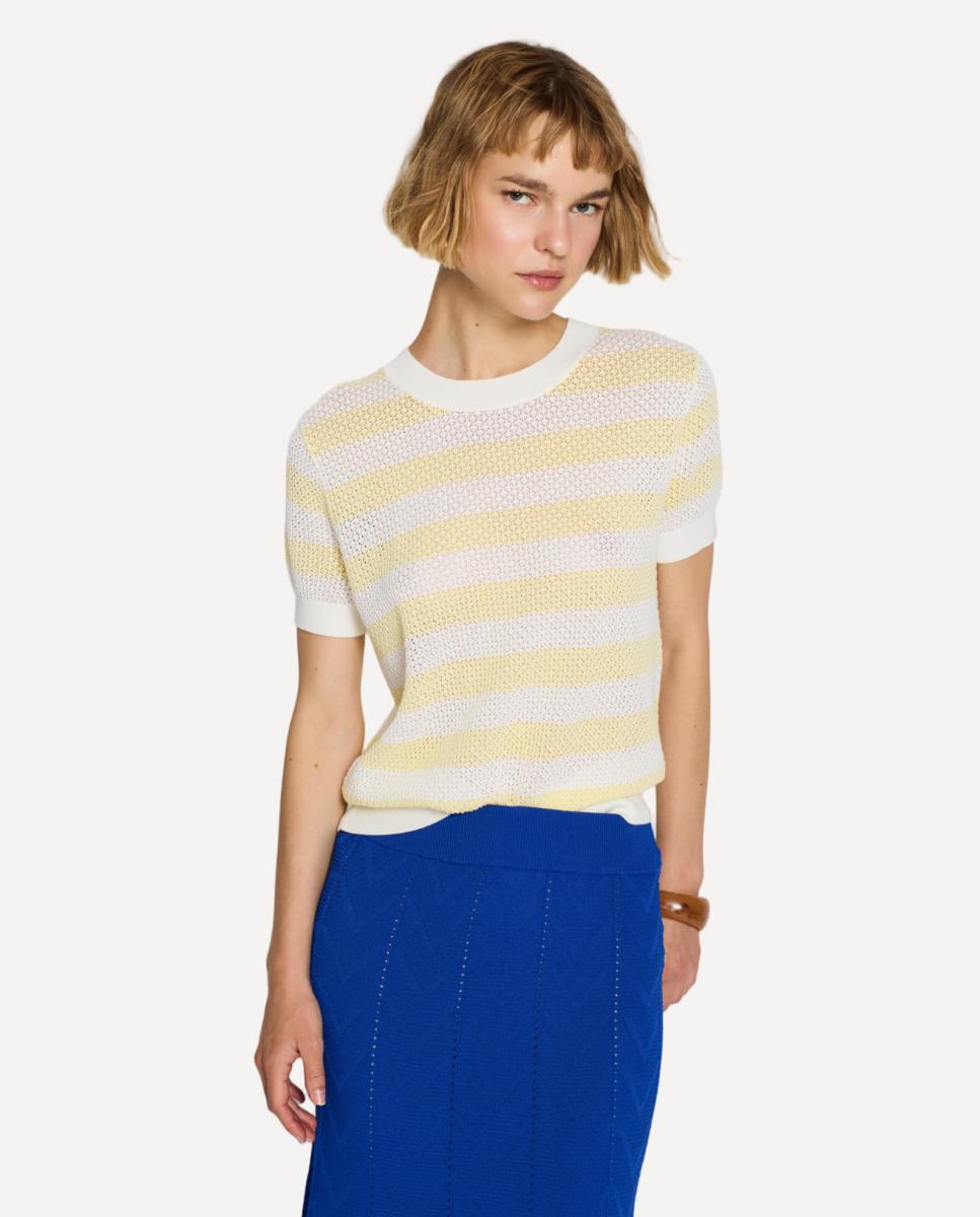 Imagen 1 de Jersey de mujer cuello redondo manga caida - Escorpion - Amarillo Amarillo
