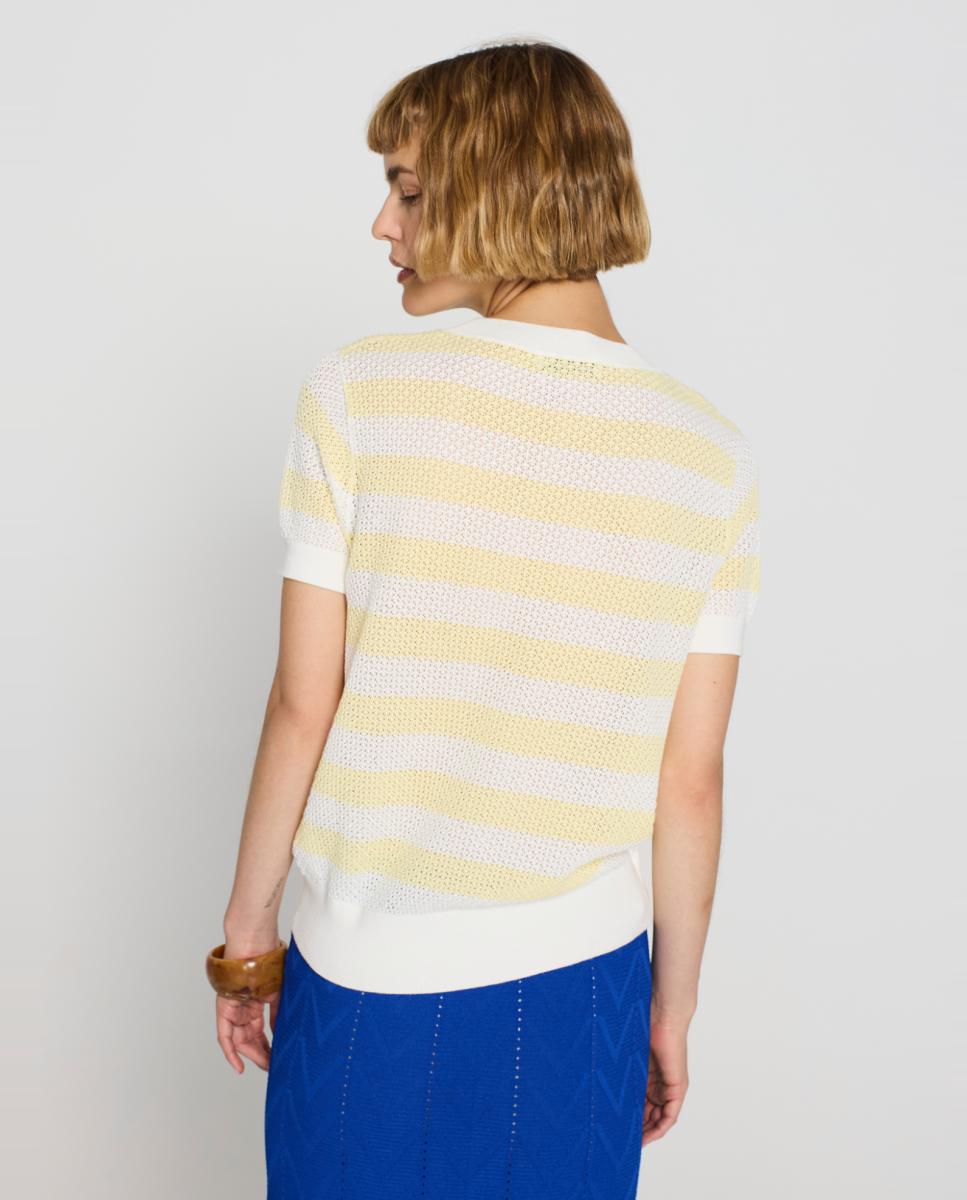 Imagen 2 de Jersey de mujer cuello redondo manga caida - Escorpion - Amarillo Amarillo