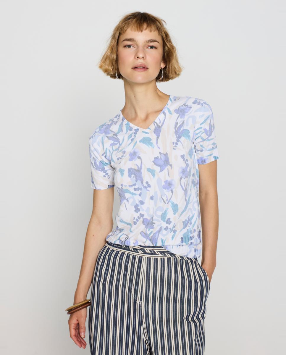 Imagem 0 de Camisola de malha de mulher com estampado