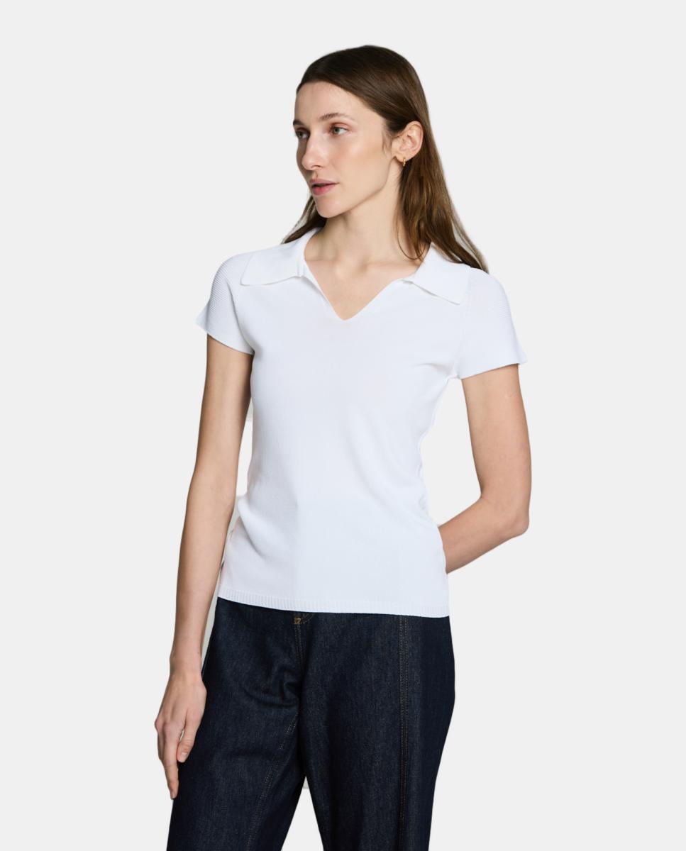Escorpion - Jersey de mujer cuello polo manga corta.