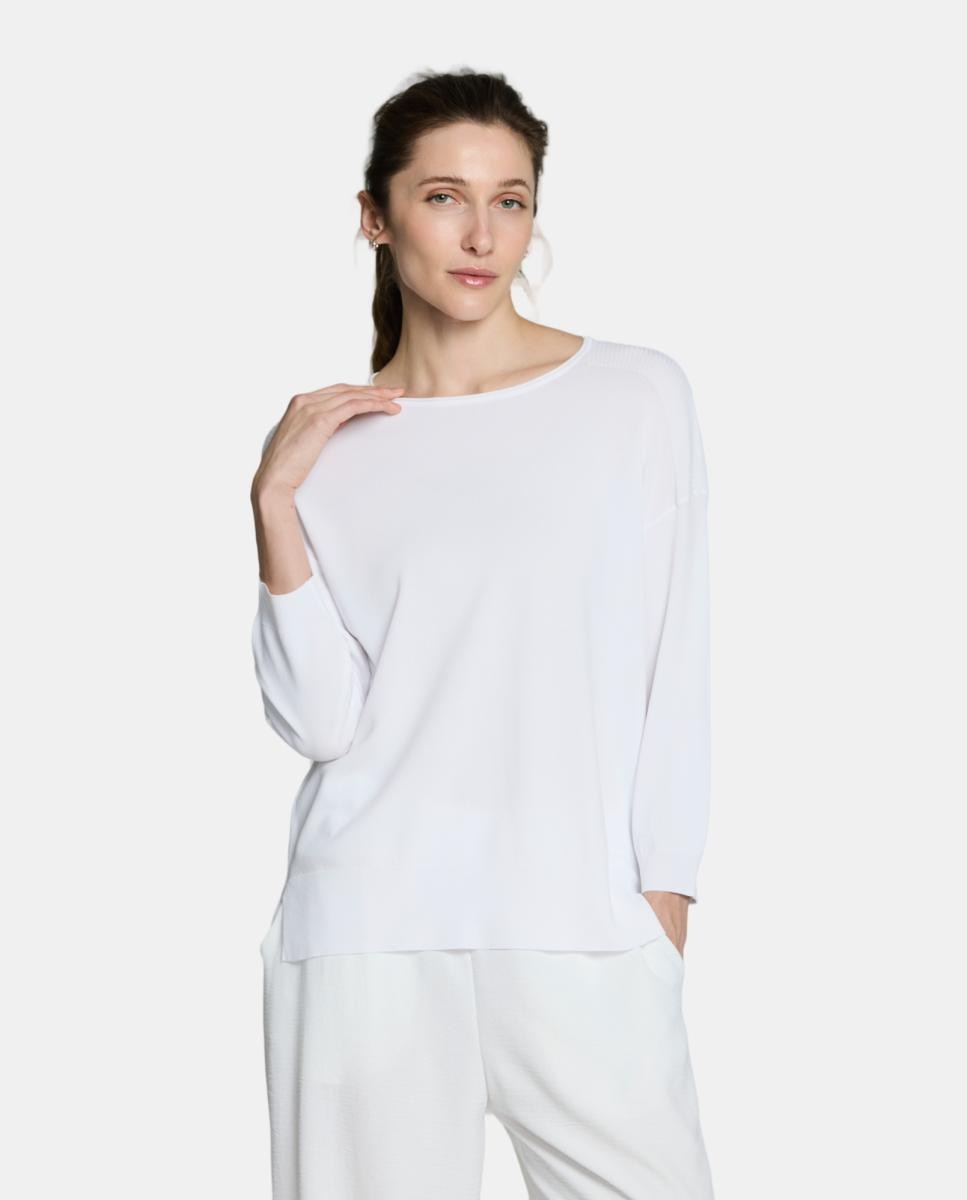 Escorpion - Jersey de mujer cuello barca y manga 3/4.