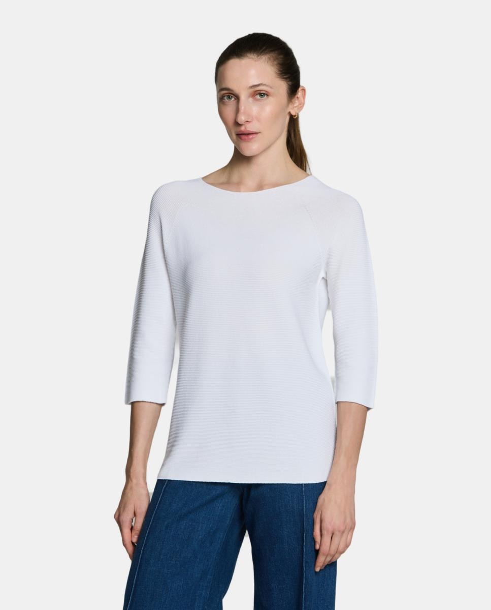 Escorpion - Jersey de mujer cuello barca manga ranglán 3/4.