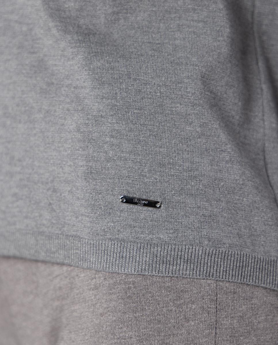 Jersey de mujer de punto y manga larga. - Naulover - Gris Gris-5