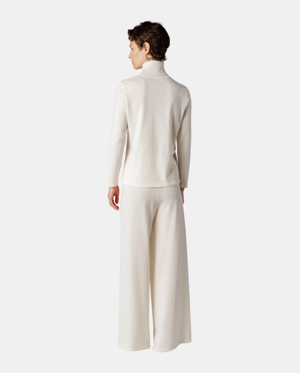 Imagen 2 de Jersey de mujer con cuello y corte entallado - Naulover - Crudo Crudo